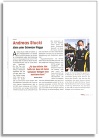 Andreas Stucki - Allein unter Schweizer Flagge